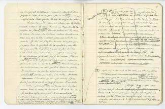 03-54-a A Gide Retour de l'URSS cahier 5 p10 verso & p11 recto