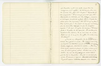 03-54-a A Gide Retour de l'URSS cahier 5 p13 verso & p14 recto