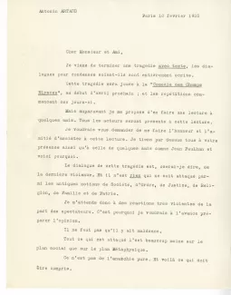 04-08-c A Artaud à A Gide 10 fév 1935 p1
