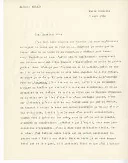 04-08-d A Artaud à A Gide 07 août 1932 p1