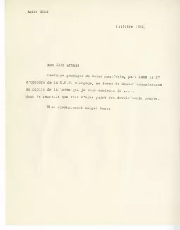 04-08-i A Gide à A Artaud oct 1932