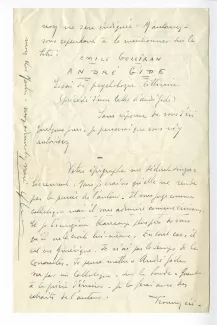 04-11-b G Crès à A Gide 12 déc 1933 verso