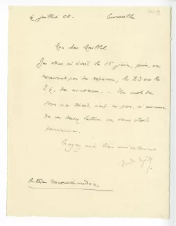 04-19-a A Gide à A Maillol 04 juil 1908