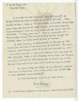 04-26-j F Bonafé à A Gide 12 juil 1946