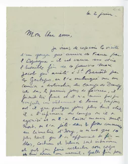 05-06-a J Denoël à A Gide 02 juin 1944 recto
