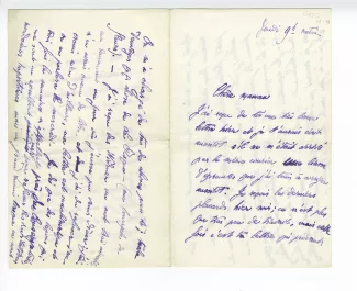 05-09-ae A Gide à J Gide jeudi 9h 1893 p1 recto