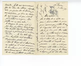 05-11-j A Gide à J Gide 03 nov 1894 p1 recto