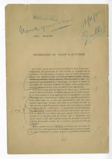 05-13-a A Gide Promenade au Salon d'Automne 1905 corr p1a