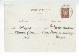 06-25-a M Jacob à M Laurencin 31 janv 1944 verso
