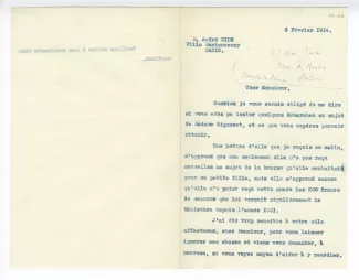 06-27-a A Gide à L Giniès 03 fév 1914 recto
