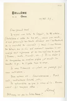 06-28-c R Martin du Gard à A Gide 19 déc 1927 p1