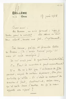 06-28-e R Martin du Gard à A Gide 17 juin 1928 p1 recto
