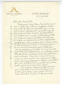 06-29-h Heyd à Gide 14 juin 1947 recto