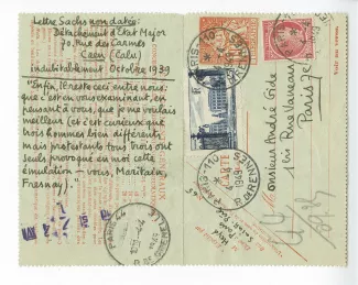 06-29-n Heyd à Gide 04 mars 1949 verso