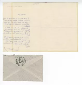 06-50-d R Boylesve à A Gide 29 fév 1908 & enveloppe verso