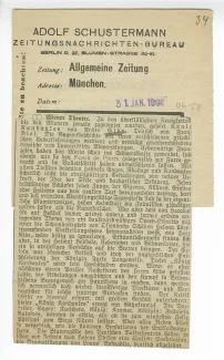 06-58-b Roi Candaule Allgemeine Zeitung München 31 janv 1906