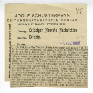 06-58-b Roi Candaule Leipziger Neueste Nachrichten 01 fév 1906