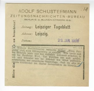06-58-b Roi Candaule Leipziger Tageblatt 29 janv 1906