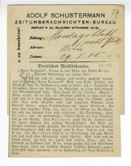 06-58-b Roi Candaule Montagsblatt Wien 29 janv 1906