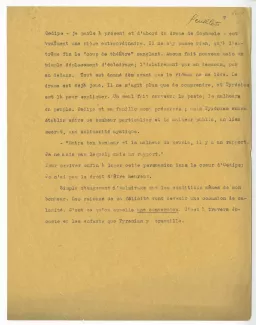 07-33-a A Gide dialogue Oedipe et Thésée fragment 1946