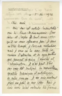 10-35-c EC à AG 05 déc 1926 p1 recto