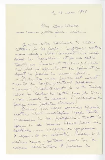 14-04-a P-D Dupouey journal & lettres récopié par M Dupouey 12 mars 1915 p1