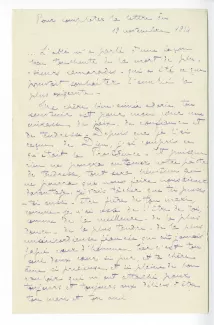 14-04-a P-D Dupouey journal & lettres récopié par M Dupouey 19 sept 1914