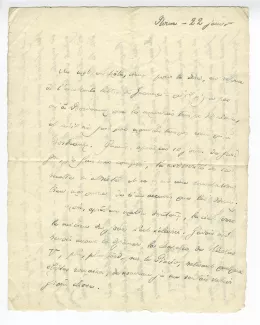 18-02-ah A Gide à M Drouin 22 janv 1905 p 1 recto