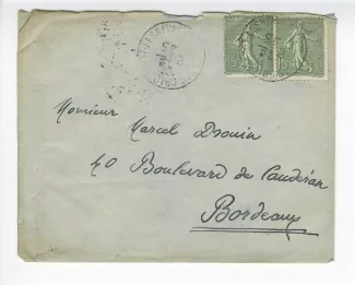 18-02-am A Gide à M Drouin 09 fév 1904 enveloppe recto