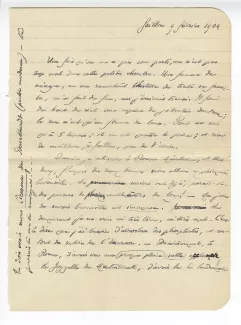 18-02-am A Gide à M Drouin 09 fév 1904 p 1 recto