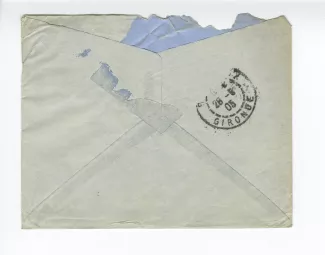 18-02-an A Gide à M Drouin 26 mai 1905 enveloppe verso