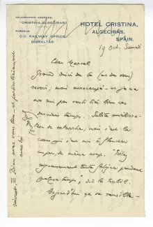 18-02-t A Gide à M Drouin 19 oct 1901 recto