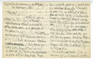 22-01-do R Bonheur à A Gide 16 mai 1928 recto