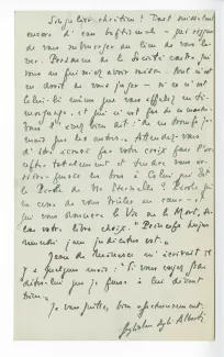 22-01-l G degli Alberti à A Gide 07 nov 1928 verso