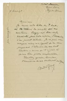 22-04-h A Gide à H Burgunder 09 août 1945