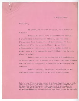 23-18-b A Gide à L von Hoesch 12 fév 1932