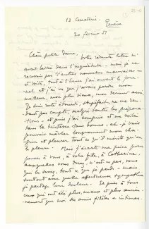 25-03-ae A Naville à M Van Rysselberghe 20 fév 1951 recto