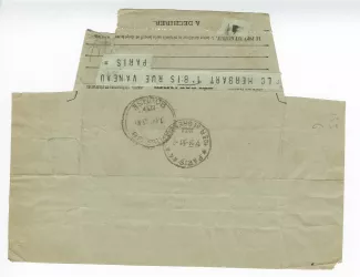 25-11-ci P Herbart à E Van Rysselberghe 21 fév 1938 verso