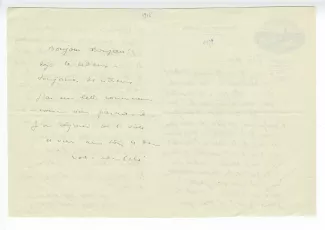 27-02-C-6 CK à AG 1918 au dos de MVR à AG