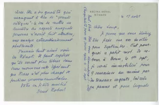 27-03-B-1 EC à AM 17 août 1937 recto