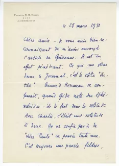 30-01-C-113 EC à MVR 28 mars 1950 p1 recto