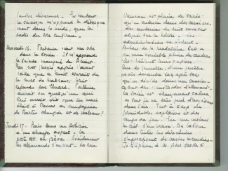 35-05-b É Van Rysselberghe journal de 1944 p01 verso & p02 recto