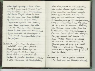 35-05-b É Van Rysselberghe journal de 1944 p02 verso & p03 recto