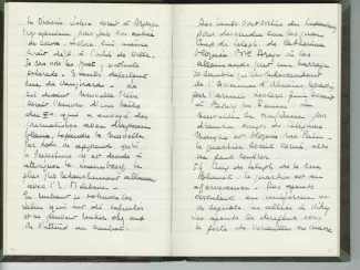 35-05-b É Van Rysselberghe journal de 1944 p15 verso & p16 recto