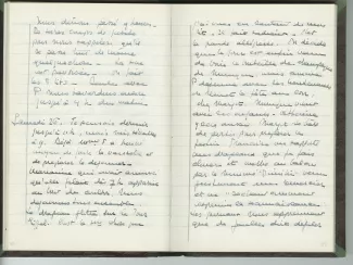 35-05-b É Van Rysselberghe journal de 1944 p26 verso & p27 recto