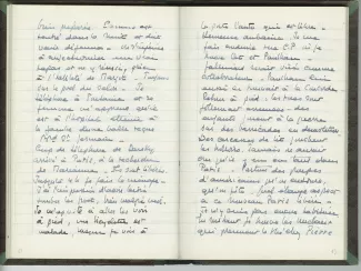 35-05-b É Van Rysselberghe journal de 1944 p34 verso & p35 recto