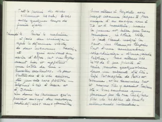 35-05-b É Van Rysselberghe journal de 1944 p41 verso & p42 recto