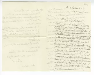 36-03 A Gide à H Le Brun 27 mai 1912 recto