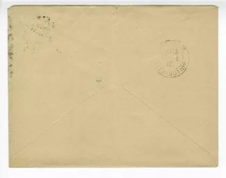 36-03 H Le Brun à A Gide 09 juin 1912 enveloppe verso