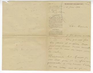 36-03 H Le Brun à A Gide 09 juin 1912 recto